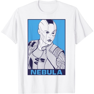 เสื้อยืด ผ้าฝ้าย พิมพ์ลายกราฟิก Marvel Avengers Endgame Nebula Pop Art สําหรับผู้ชาย