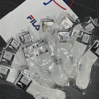 FILA School Sock S ถุงเท้าเด็ก (6-12 ปี)2คู่100บาทแท้💯%