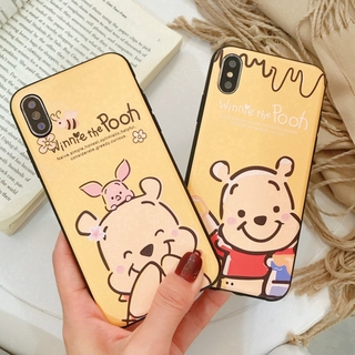 Compatible For Xiaomi Redmi Note 12 11 Pro 5G 11S 10 5G 10 Pro 10S 9S 8T 9 8 7 6 5 Pro 5A Prime เคสโทรศัพท์ซิลิโคนลายการ์ตูนหมีสําหรับ