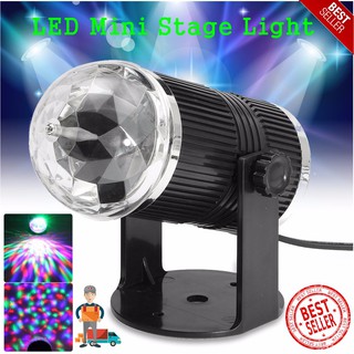 ไฟดิสโก้เทค ไฟเทค  ไฟปาร์ตี้ LED Mini Stage Lightสีดำ