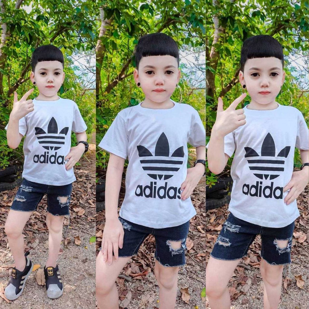 เสื้อยืดเด็กสีขาว-ไซส์-s-m-l-xl-สวยถูกใจทั้งคุณแม่และคุณลูก-อยากให้ลูกแต่งตัวทันสมัย