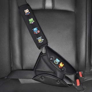 Ledger Dabbles Torquoise Car Seat Belt Cover 7''x12.6'' (Pack of 2)
