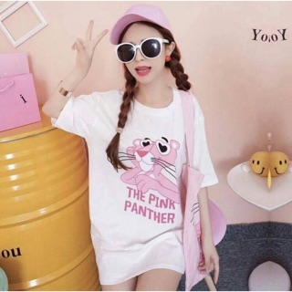 เสื้อยืด oversize pinkpanther