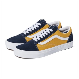 Vans รองเท้าผ้าใบ Old Skool Classic Sport Dress Blues/Saffron ( VN0A3WKT4PL )