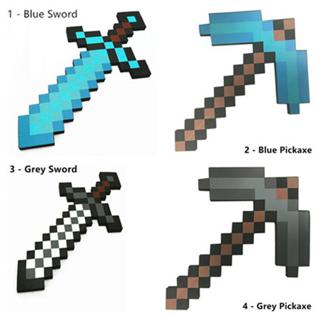 ภาพขนาดย่อของสินค้าดาบ Pickaxe Ax Eva ขนาดใหญ่ สีฟ้า ของเล่นสำหรับเด็ก