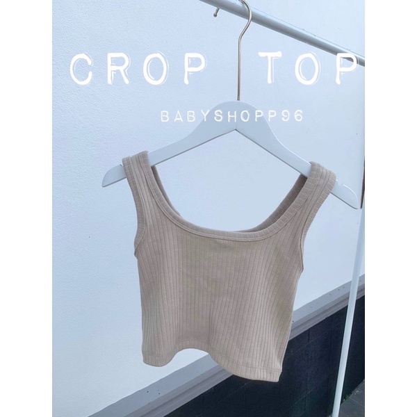 เสื้อกล้าม-crop-top-ผ้าร่อง-ที่กำลังมาแรงที่สุดในตอนนี้-สีน้อนเป็นสีพาสเทลน่ารักมากๆค่ะ-เป็นเสื้อฟรีไซส์อกได้ถึง-40