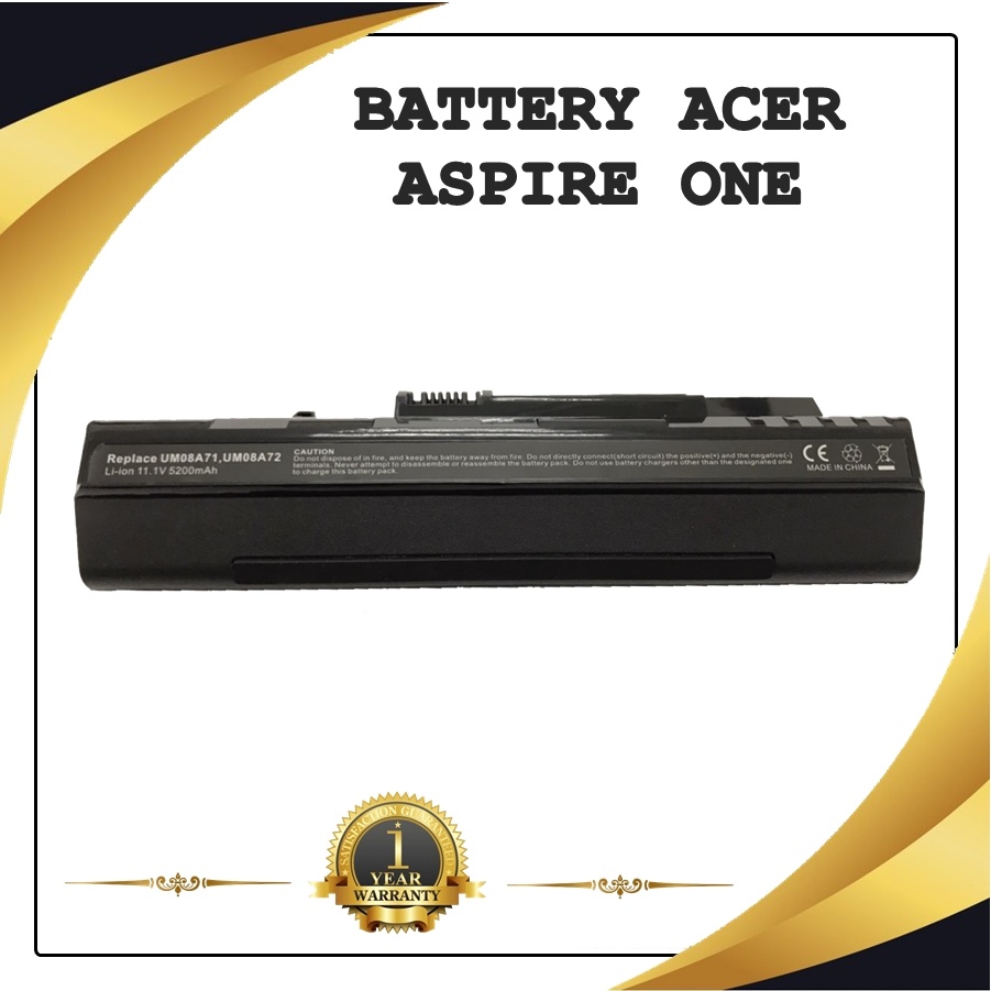 BATTERY NOTEBOOK ACER ASPIRE ONE สำหรับ Aspire One A110 ZG5 A150 ZG5