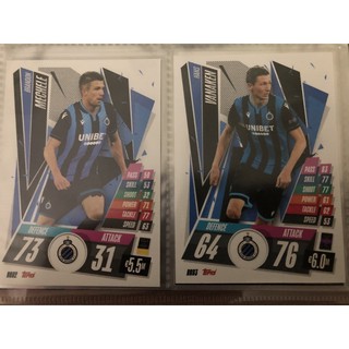 2020-21 Topps UEFA Champions League Match Attax Cards Club Brugge