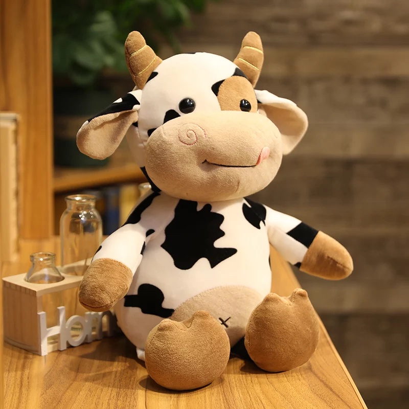 ตุ๊กตาลูกวัว-ตุ๊กตาของเล่นน่ารัก-รูปวัว