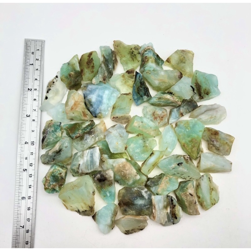 ภาพสินค้า100% Natural Raw Peruvian Blue Opal GemStone / Top High Premium Quality Opal / Genuine Blue Opal / Rough Gemstone Bulk. จากร้าน lapisbkk บน Shopee ภาพที่ 7