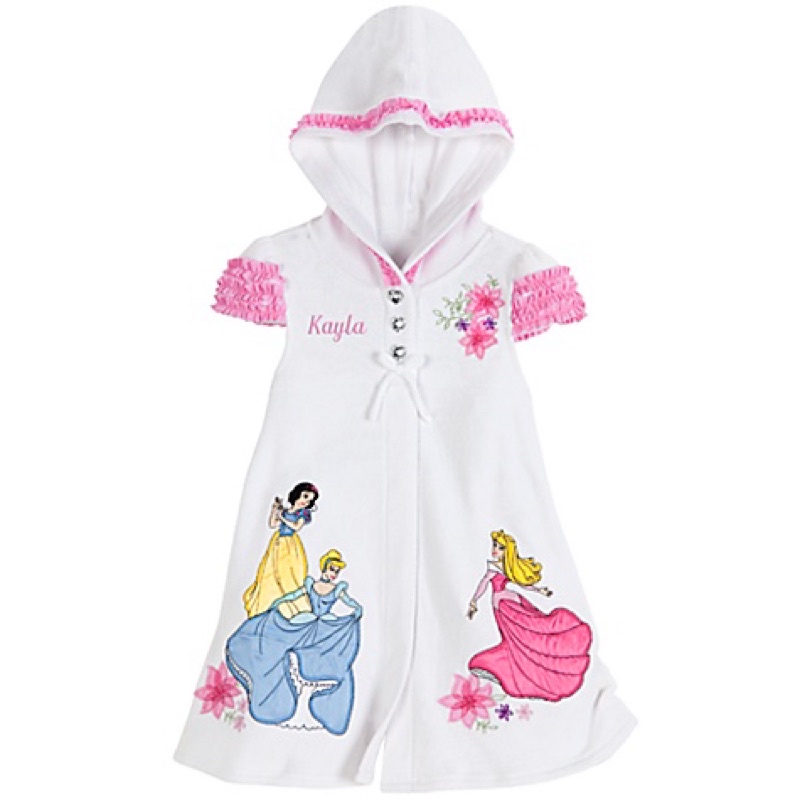 เสื้อคลุมว่ายน้ำ-hooded-disney-princess-cover-up-for-girls-ไซส์-xs-4
