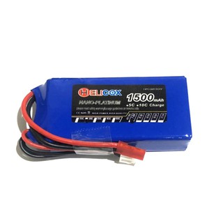 แบตเตอรี่ลิโพ Helicox 1500mah 7.4V 30C (2เซล) Jst แบตลิโพ