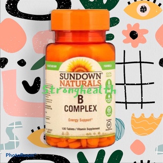 ภาพขนาดย่อของสินค้าSundown Naturals, B-Complex, 100 Tablets