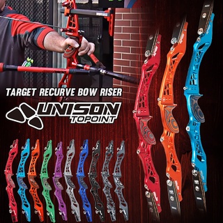 Topoint  25 นิ้ว Recurve Bow Riser UNSION,CNC Bow Riser,อลูมิเนียม Riser สำหรับ Recurve Bow ILF Bow Riser เท่านั้น