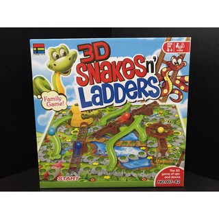 Board game บอร์ดเกมส์ จีน 3D Snakes n  Ladders บันไดงู 3 มิติ