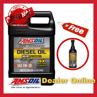 Amsoil Signature Series Max Duty Diesel Oil 6X SAE 5w-30 น้ำมันเครื่องดีเซล สังเคราะห์แท้100%