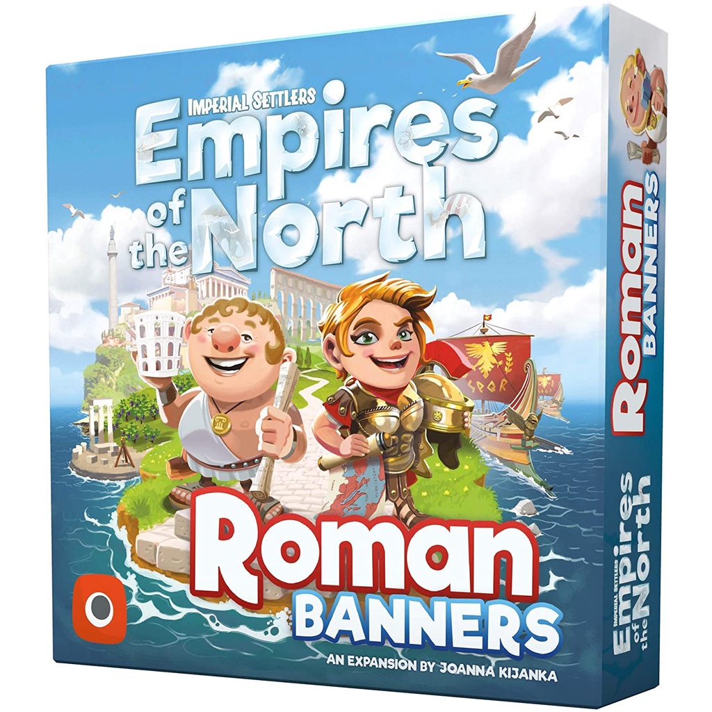 ของแท้-imperial-settlers-empires-of-the-north-roman-banners-board-game
