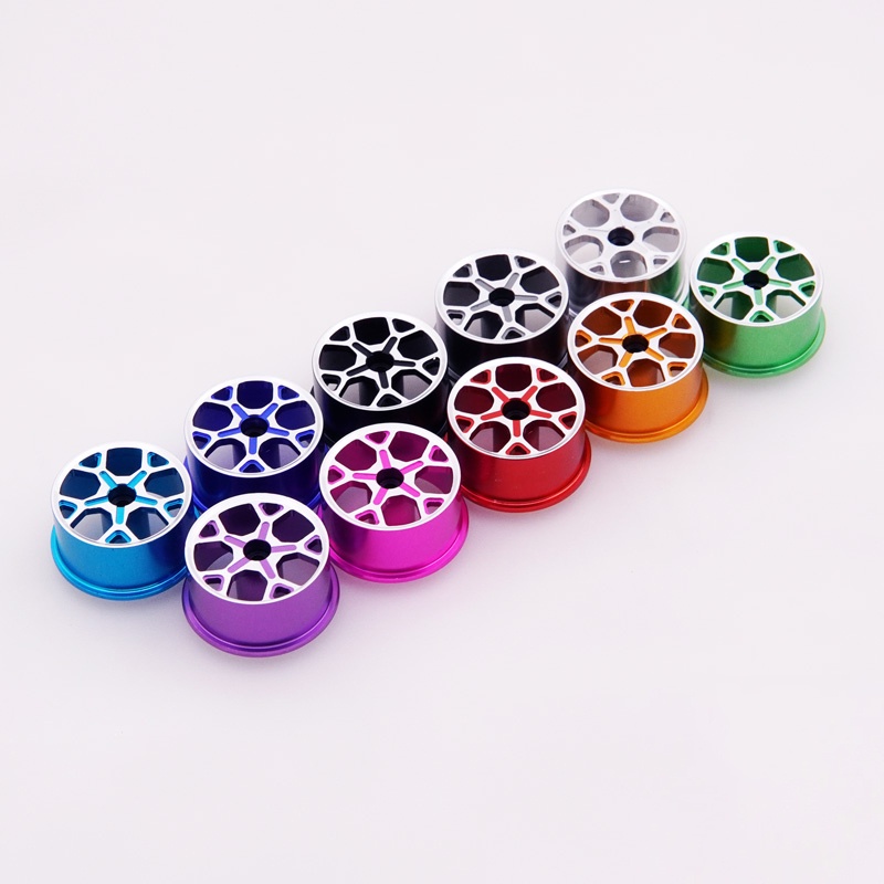 Mini 4wd ชิ้นส่วนอลูมิเนียมล้อขนาดกลางขอ(mini 4wd aluminum alloy medium ...