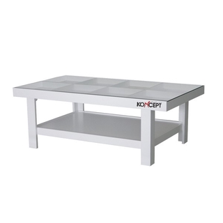 [กทม. 3-5 วัน ส่ง] SB Design Square โต๊ะกลาง รุ่น Adorn สีขาว (105X60X39 ซม.) แบรนด์ KONCEPT FURNITURE
