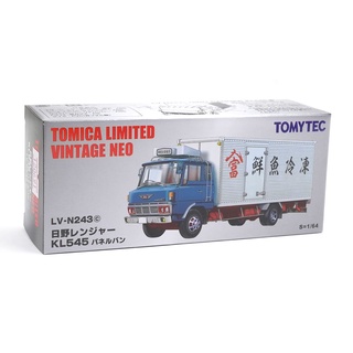 Tomytec 4543736321354 1/64 HINO RANGER KL545 PANEL VAN BLUE LV-N243C DIECAST SCALE MODEL CAR