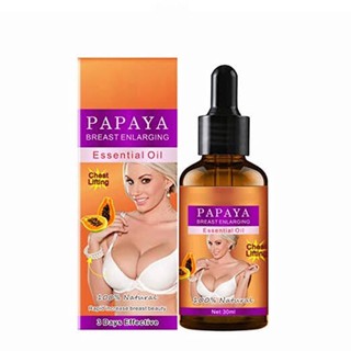 Papaya Breast Enlarging Essential Oil 30Ml. น้ำมันนวดหน้าอก