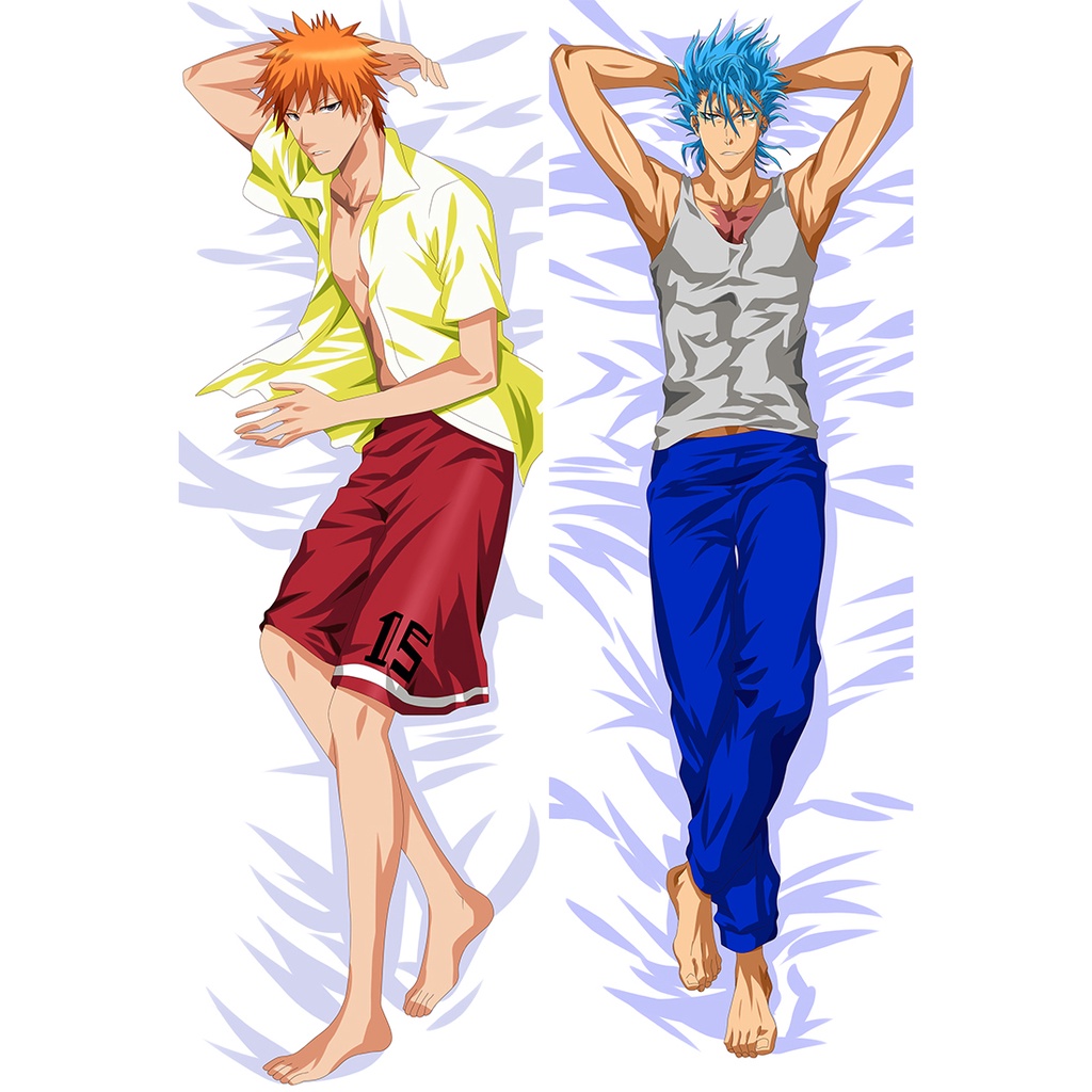 60x180-ซม-อะนิเมะ-bleach-kurosaki-ichigo-ปลอกหมอนคอสเพลย์กอดร่างกาย-dakimakura-สองด้านพิมพ์เตียงปลอกหมอนหนังพีช