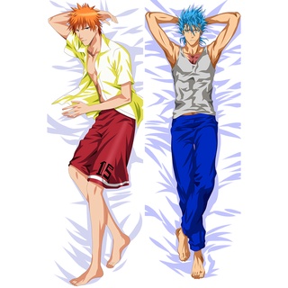 60x180 ซม. อะนิเมะ Bleach Kurosaki Ichigo ปลอกหมอนคอสเพลย์กอดร่างกาย Dakimakura สองด้านพิมพ์เตียงปลอกหมอนหนังพีช