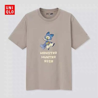 tshirtเสื้อยืดคอกลมฤดูร้อนUniqlo เสื้อยืดแขนสั้นลาย Monster Hunter Rise Ut ( 436029 ) สําหรับผู้ชายและผู้หญิงSto4XL