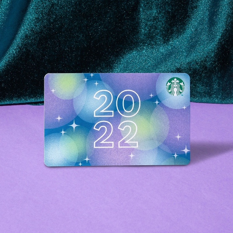 รูปภาพของบัตร Starbucks ลาย New Year 2022 / บัตร Starbucks (บัตรของขวัญ / บัตรใช้แทนเงินสด)ลองเช็คราคา