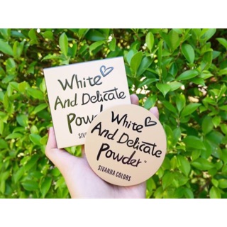 แท้💯💯แป้ง Sivanna colors white and delicate powder 🎀🎀🎀