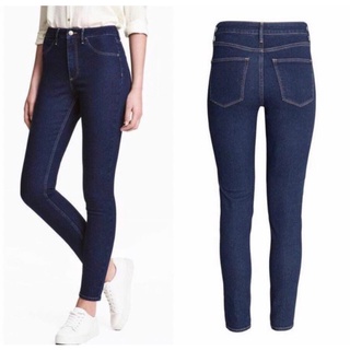 สินค้า H&M high waist skinny jeans กางเกงยีนส์ขายาวเอวสูง