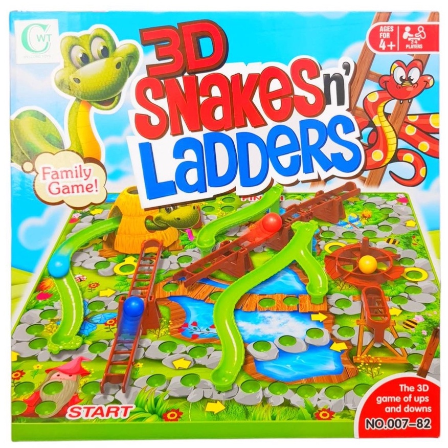 snakesnledders-เกมส์บันไดงู-เกมส์งูผจญภัย-เกมส์งูสามมิติ-เกมส์กระดาน-เกมส์3dครอบครัว-เกมส์งานปาร์ตี้-เล่นได้2-4คน-ty660