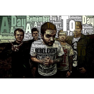 โปสเตอร์ A Day To Remember ADTR อะ เดย์ ทู รีเมมเบอร์ ตกแต่งผนัง Rock Metal Music Poster โปสเตอร์วินเทจ โปสเตอร์วงดนตรี
