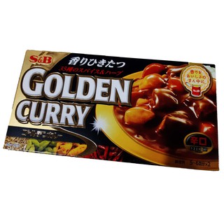 เอสแอนด์บี เครื่องแกงกระหรี่แบบก้อนพร้อมปรุง รสเผ็ด 198 กรัม | S&amp;B Golden Curry Sauce Hot 198g. เครื่องแกง เครื่องเทศ