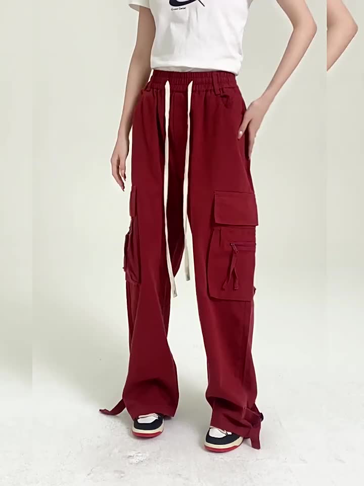 2toyung-กางเกงขายาวผู้หญิง-กางเกงขายาว-ผ้า-ที่สะดวกสบาย-pants-nv1806