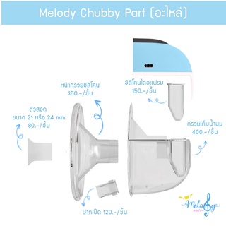 ภาพหน้าปกสินค้าอะไหล่ เครื่องปั๊มนมไร้สาย Melody Chubby ซึ่งคุณอาจชอบสินค้านี้