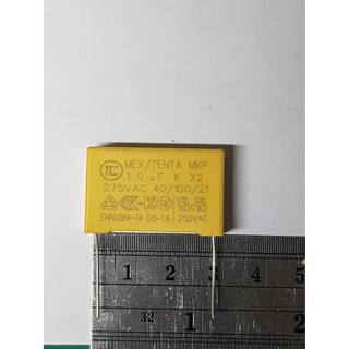 capacitor 1.0UF 2.2UF Polypropylene film capacitor New Pit 27.5 mm