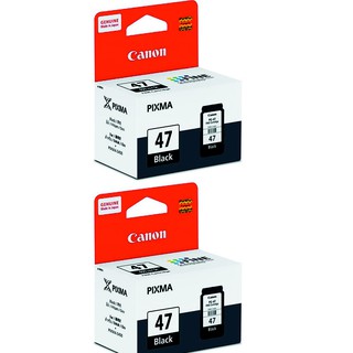 CANON PG-47BK  For Canon : Pixma E400 / E410 / E480 2 ชิ้น