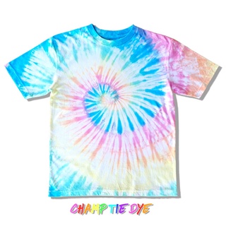 เสื้อมัดย้อม พาสเทล โอเวอร์ไซส์ cotton100% Tie dye shirt