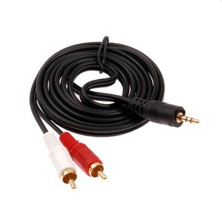 ภาพหน้าปกสินค้าสาย 3.5mm jack plug to 2 RCA 1.5 เมตร ที่เกี่ยวข้อง