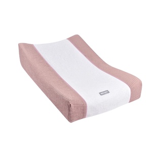 BEABA เบาะเปลี่ยนผ้าอ้อมพร้อมปลอก SOFALANGE Changing Mat with "Honeycomb" Cover Fitted Sheet - Vintage Pink