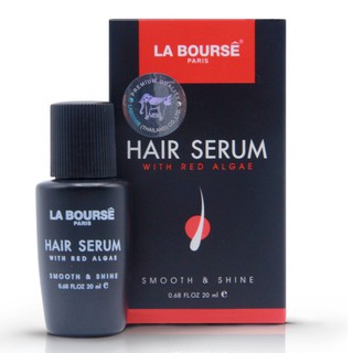 ลาบูสส์ แฮร์ เซรั่ม โปรโมชั่นซื้อ1แถม 1 LA BOURSE HAIR SERUM WITE RED ALGAE SMOOTH&SHINE 20ML.