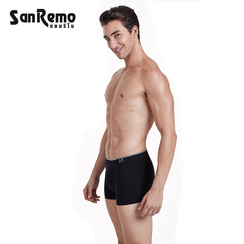 sanremo-boxer-seamless-1-ตัว-แซนรีโม-กางเกงในชาย-บ๊อกเซอร์-ไร้ตะเข็บ-นุ่ม-เบา-กระชับ-ใส่สบาย-3-สีให้เลือก-nis-srmsl2