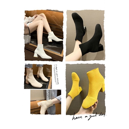 ภาพหน้าปกสินค้ารองเท้าบูทผู้หญิง รองเท้าสตรี สไตล์เรียบง่ายใส่แล้วขาดูเรียวยาว จากร้าน funtoc8290 บน Shopee