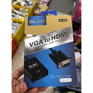 ส่งจากไทย VGA to HDMI ยี่ห้อ GLINK พร้อมส่ง สาย VGA GL-009 GL009