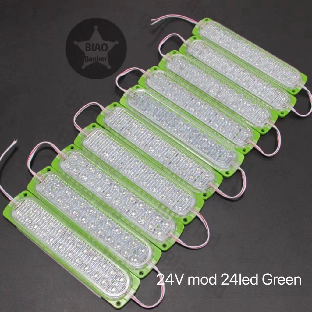 ไฟ-led-module-24led-24v-รถใหญ่-หกล้อ-สิบล้อ-มี8สีให้เลือก-10ชิ้น-1แผง