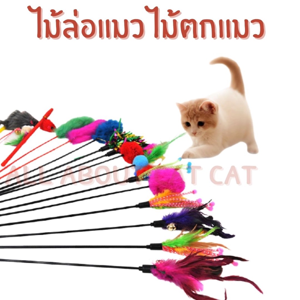 ภาพสินค้าของเล่นแมว รวมไม้แมว แบบน่ารัก จากร้าน ttch.mjp บน Shopee ภาพที่ 1