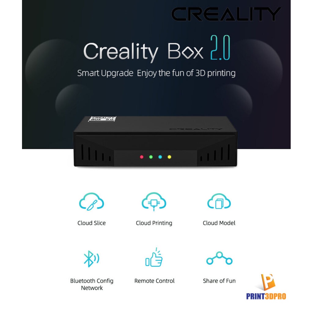 ภาพหน้าปกสินค้าCreality Wifi Box 2.0 Bluetooth Config Network Remote Control Real-time Monitoring With CE/FCC/RoHS Certificates