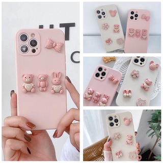 HUAWEI 3D bear phone case P30 P30pro P30lite Nova4E Mate9 Mate9pro Nova2i Mate20X P10 P10lite P10youth P20 P20pro