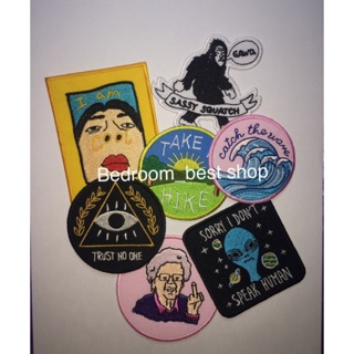 Iron on patches - อาร์ม ตัวรีด หัวกะโหลก / สัตว์ ตัวรีดติดเสื้อ กระเป๋า หมวก